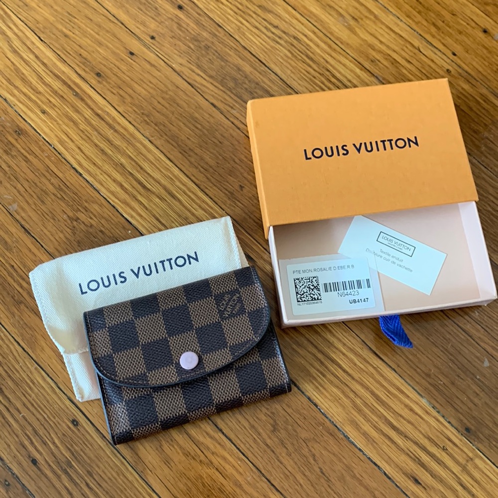 Louis Vuitton Rosalie Ebene Rose Monogrammed